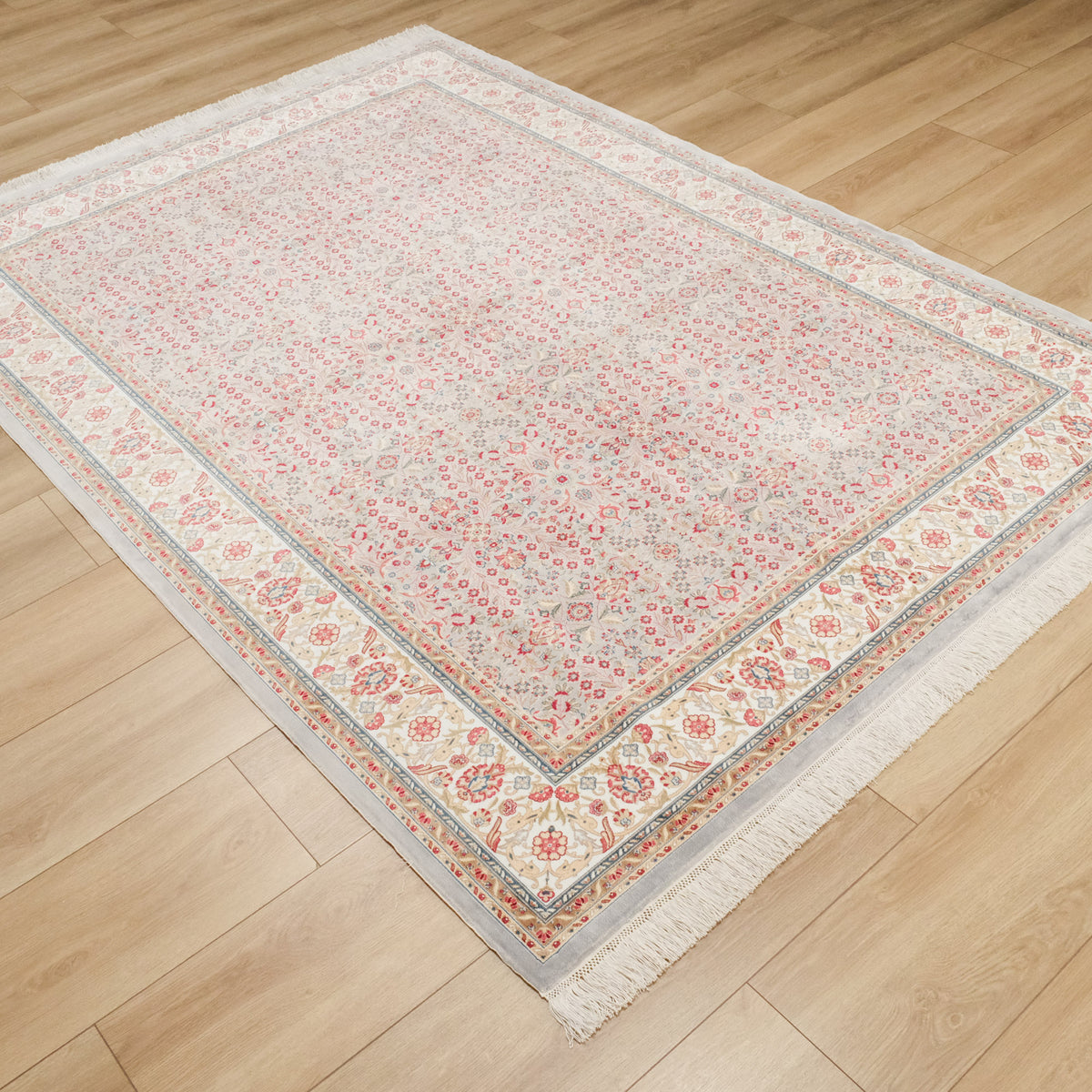 Makine Dokuma Hereke Desenli Rengarenk Bambu Halı, 170x240 cm — Halıcızade