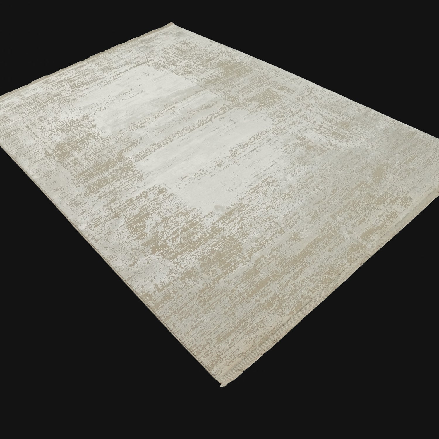 Mermer serisi viskonlu modern halı, krem, 90x150 cm — Halıcızade
