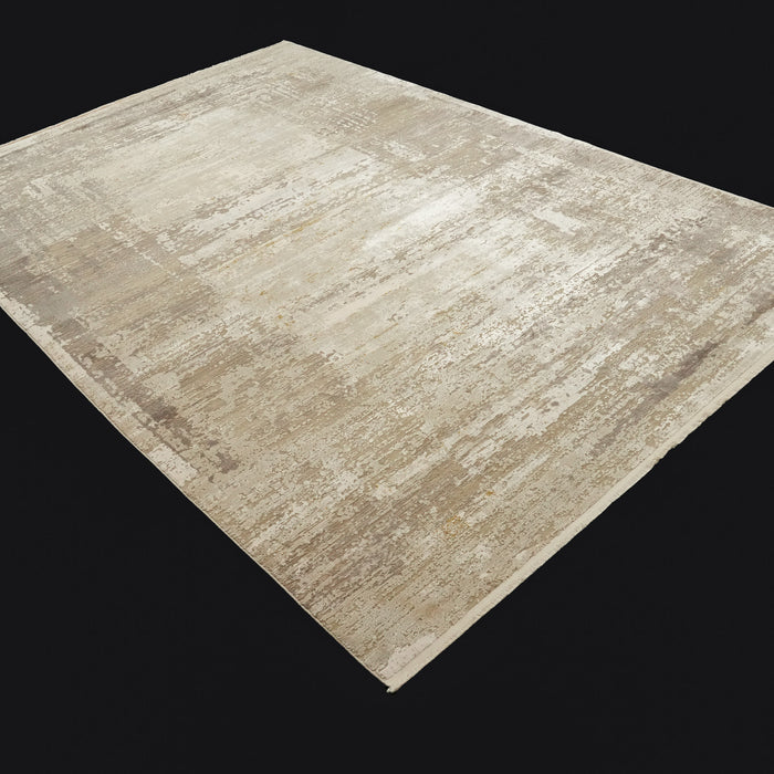Mermer Serisi Yoğun Viskonlu Modern Halı, bej, 80x150 – 300x400 cm — Halıcızade