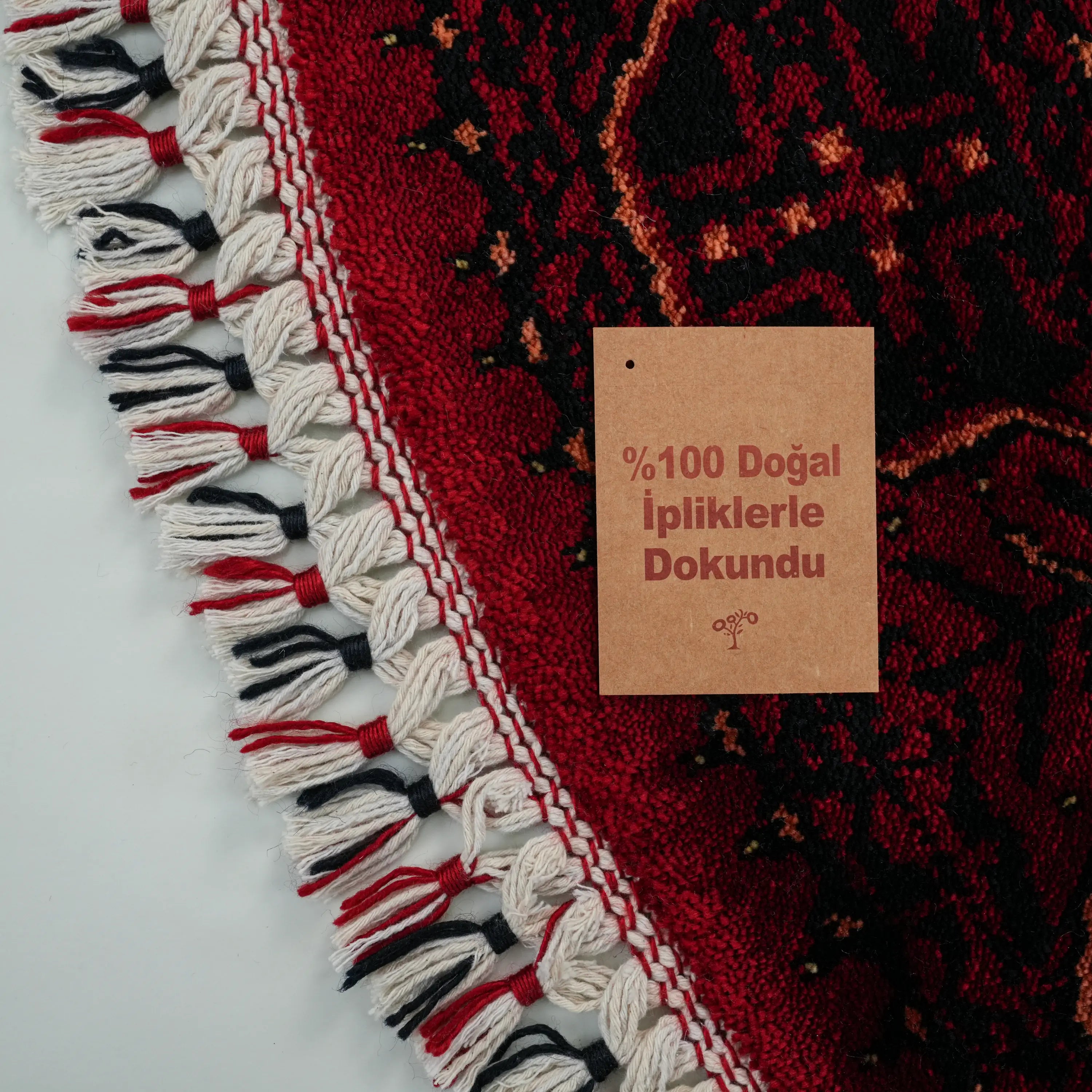 Nostalgia Afghan Design Machine Woven Carpet