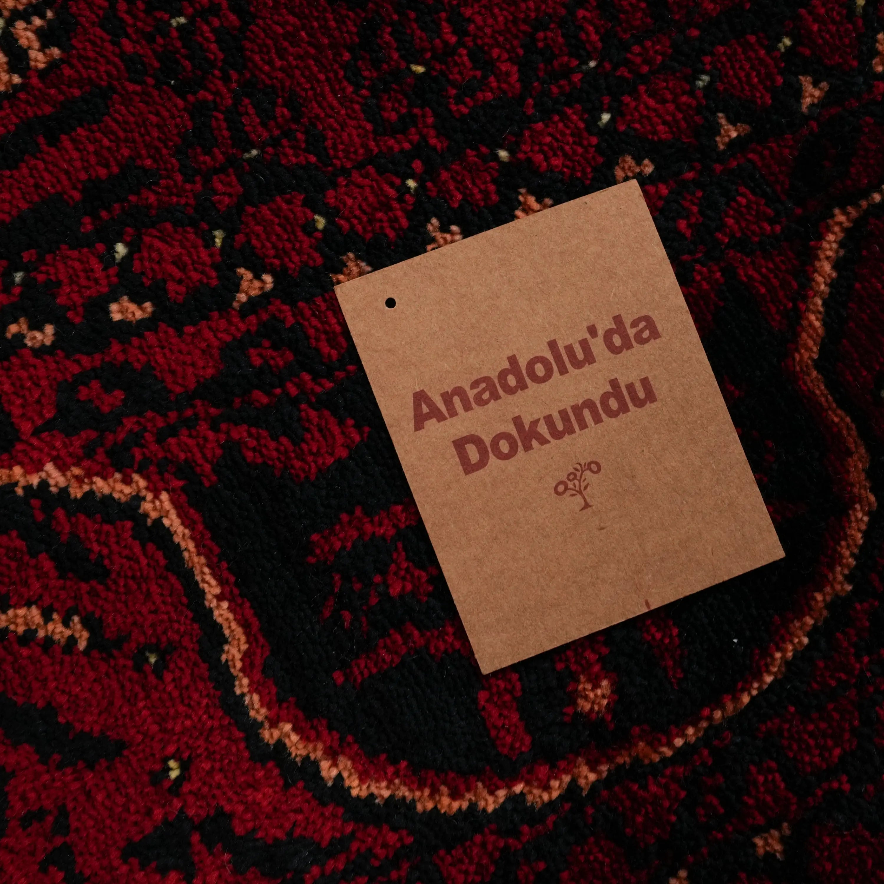 Nostalgia Afghan Design Machine Woven Carpet