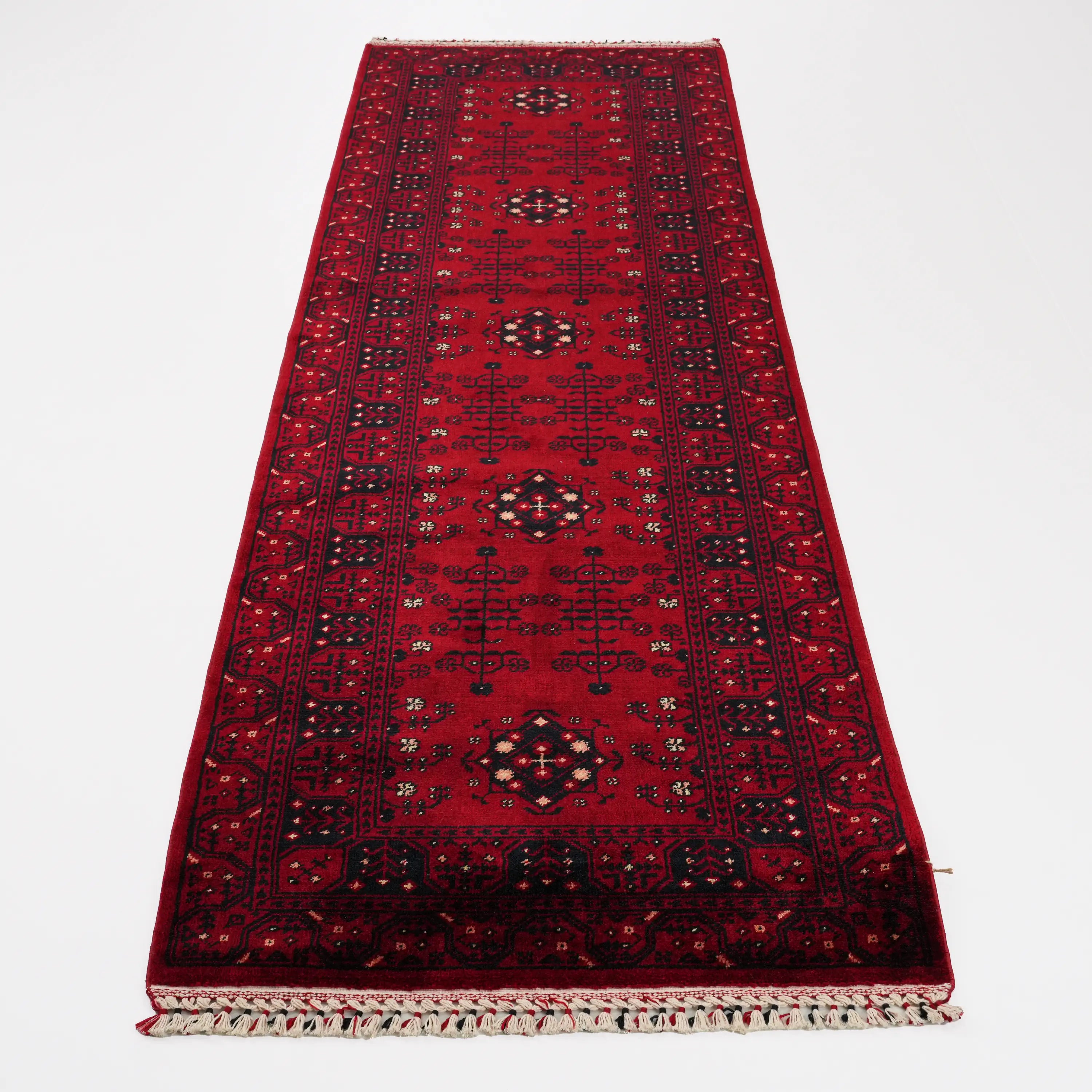 Nostalgia Afghan Design Machine Woven Carpet