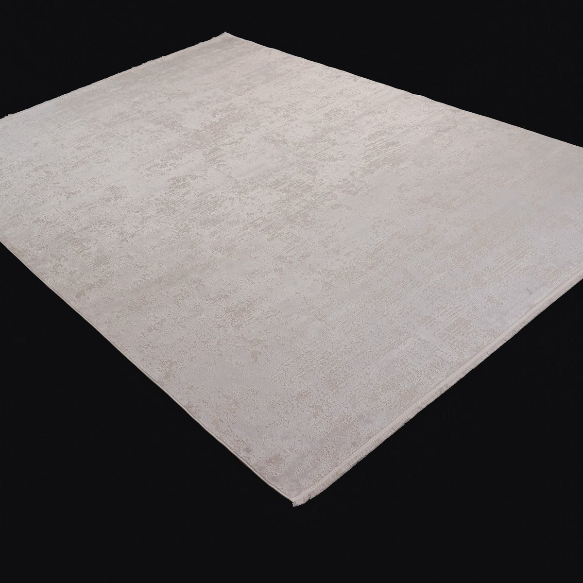 Odak Serisi Sade Desenli Viskon Beyaz Halı, 160x230 – 200x300 cm — Halıcızade