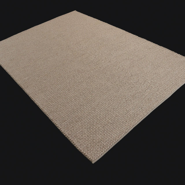 Örge Serisi Çizgi Desenli El Dokuma Halı, krem, 80x150 – 200x300 cm — Halıcızade