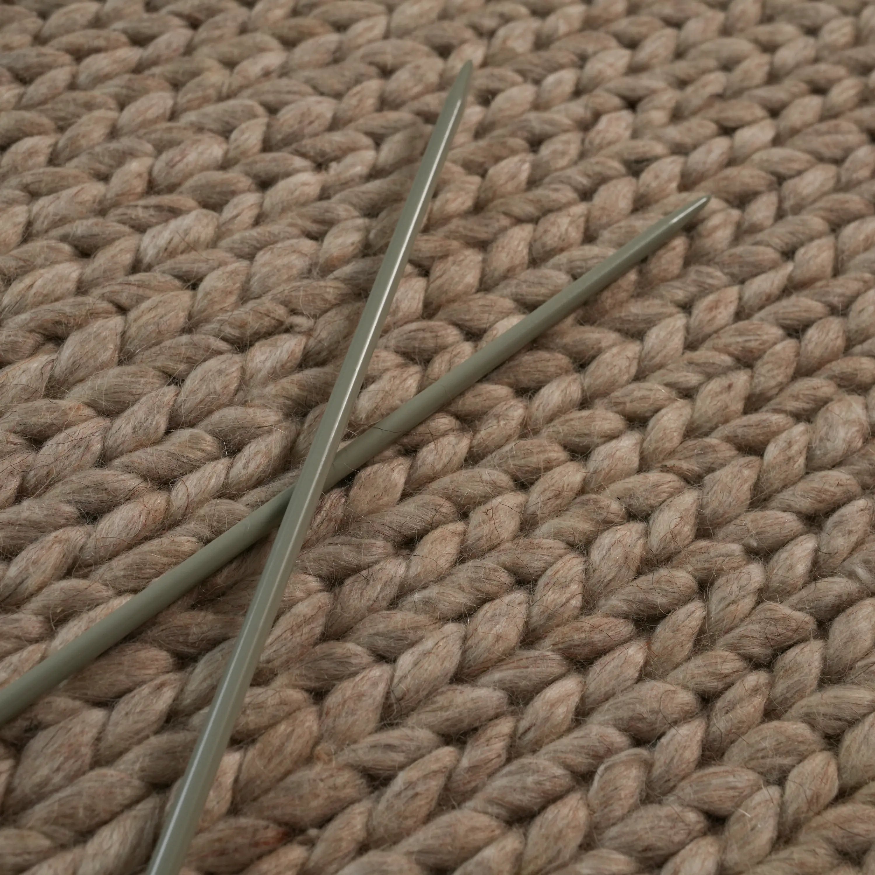 Jade Striped Design Hand Woven Carpet