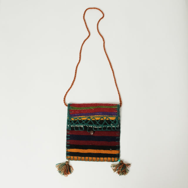 Anadolu Desenli El Dokuma Otantik Kilim Çanta, 25×26 cm Translation missing: tr.hz.card.alt_brand
