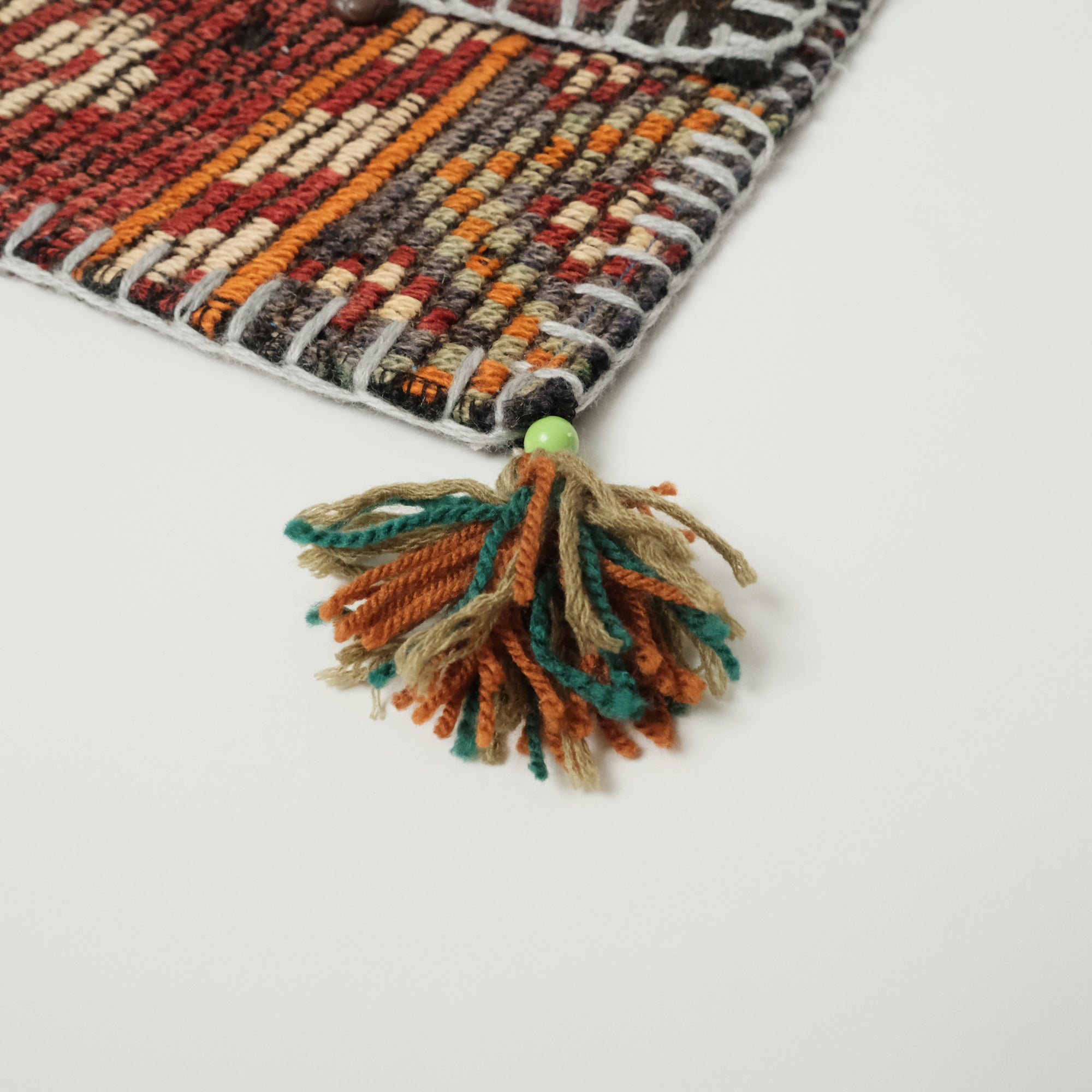 Multicolored Authentic Handwoven Wool Kilim Bag