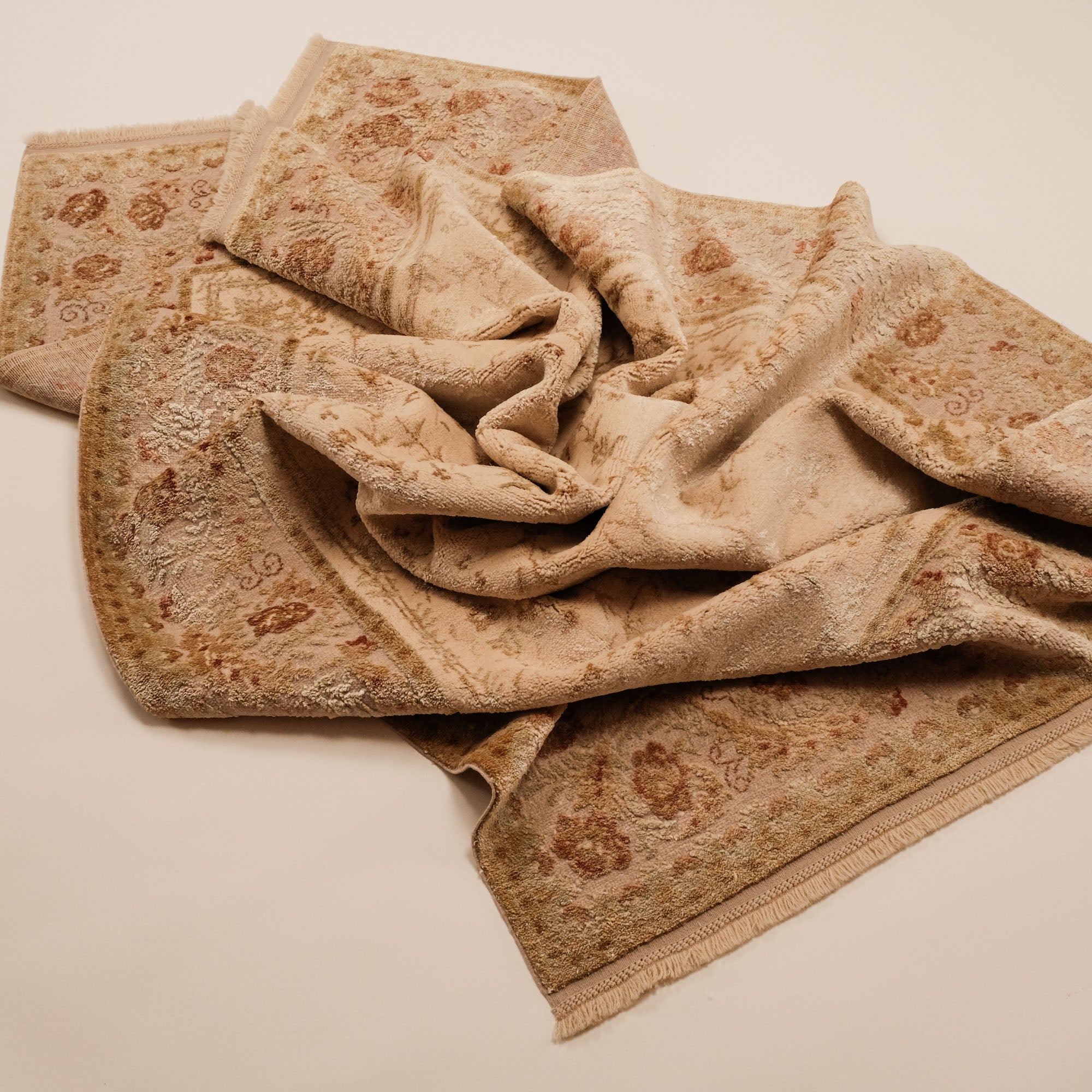 Ottoman Series Floral Design Hand Woven Carpet