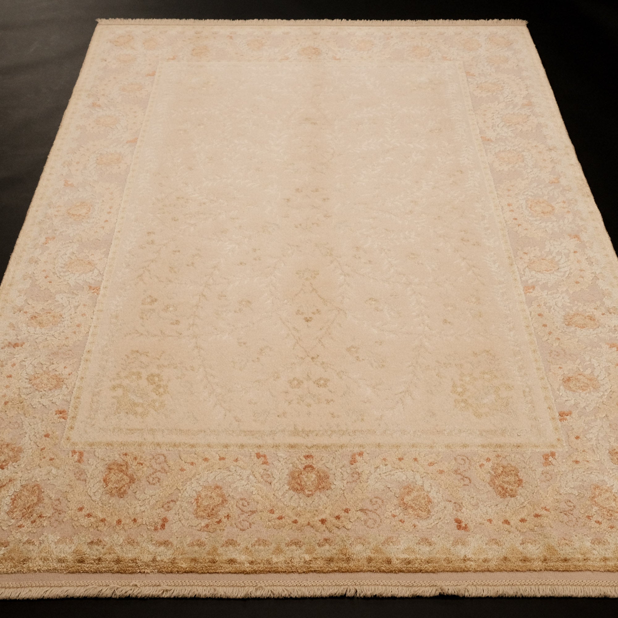 Ottoman Series Floral Design Hand Woven Carpet