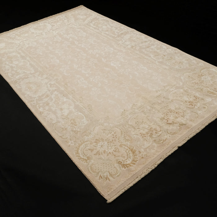 Ottoman Serisi Uşak Desenli Krem Yün Halı, 164x267 cm — Halıcızade