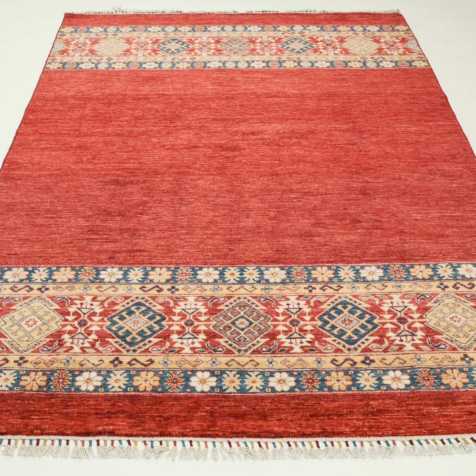 Pinhan Serisi El Dokuma Anadolu Desenli Kırmızı Halı