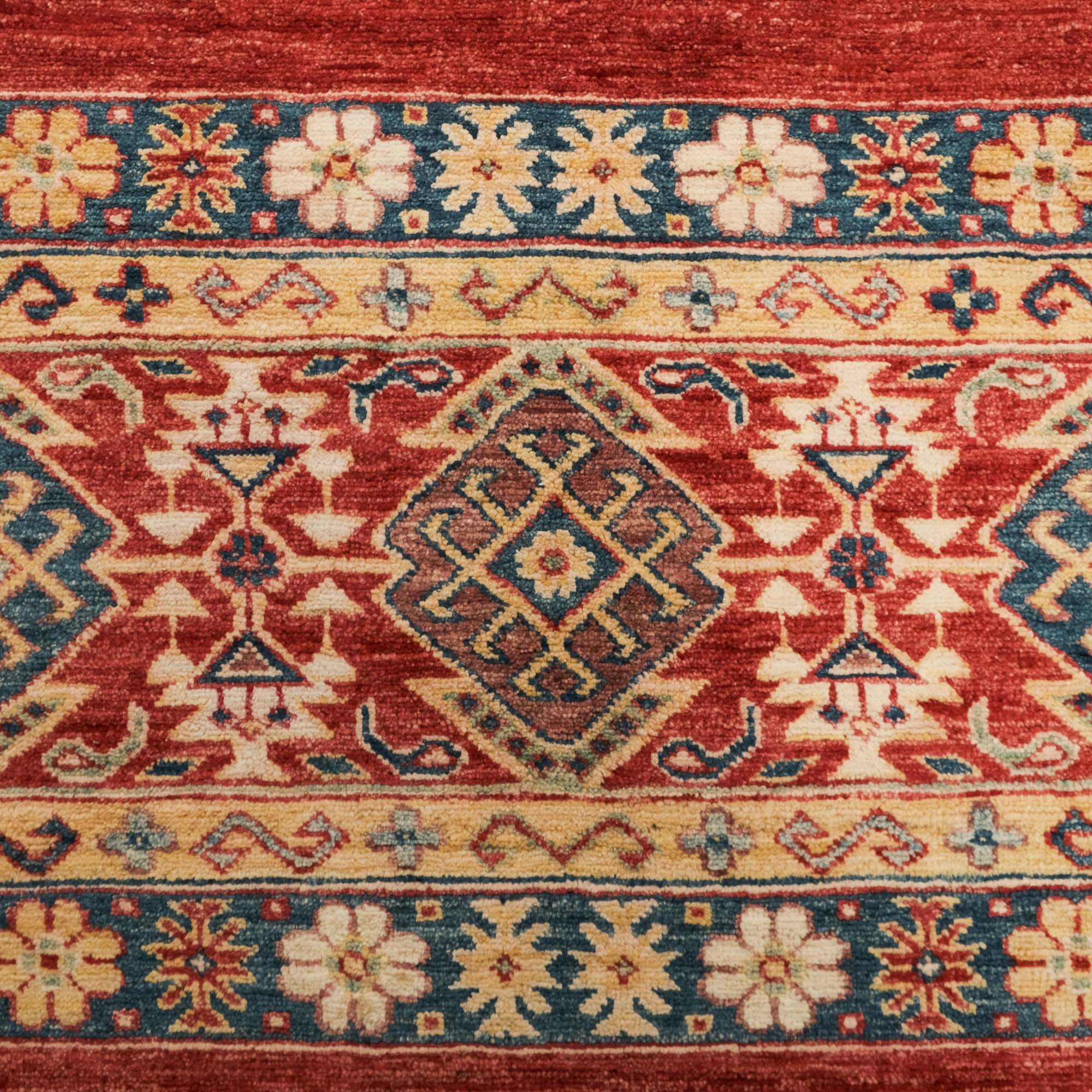 Pinhan Serisi El Dokuma Anadolu Desenli Kırmızı Halı