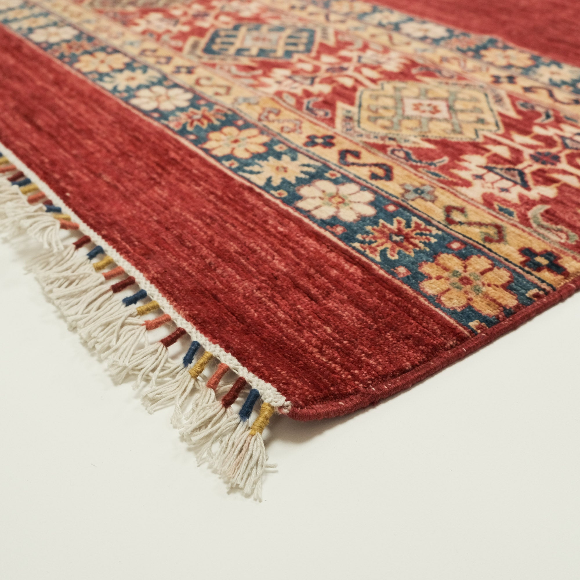 Pinhan Serisi El Dokuma Anadolu Desenli Kırmızı Halı