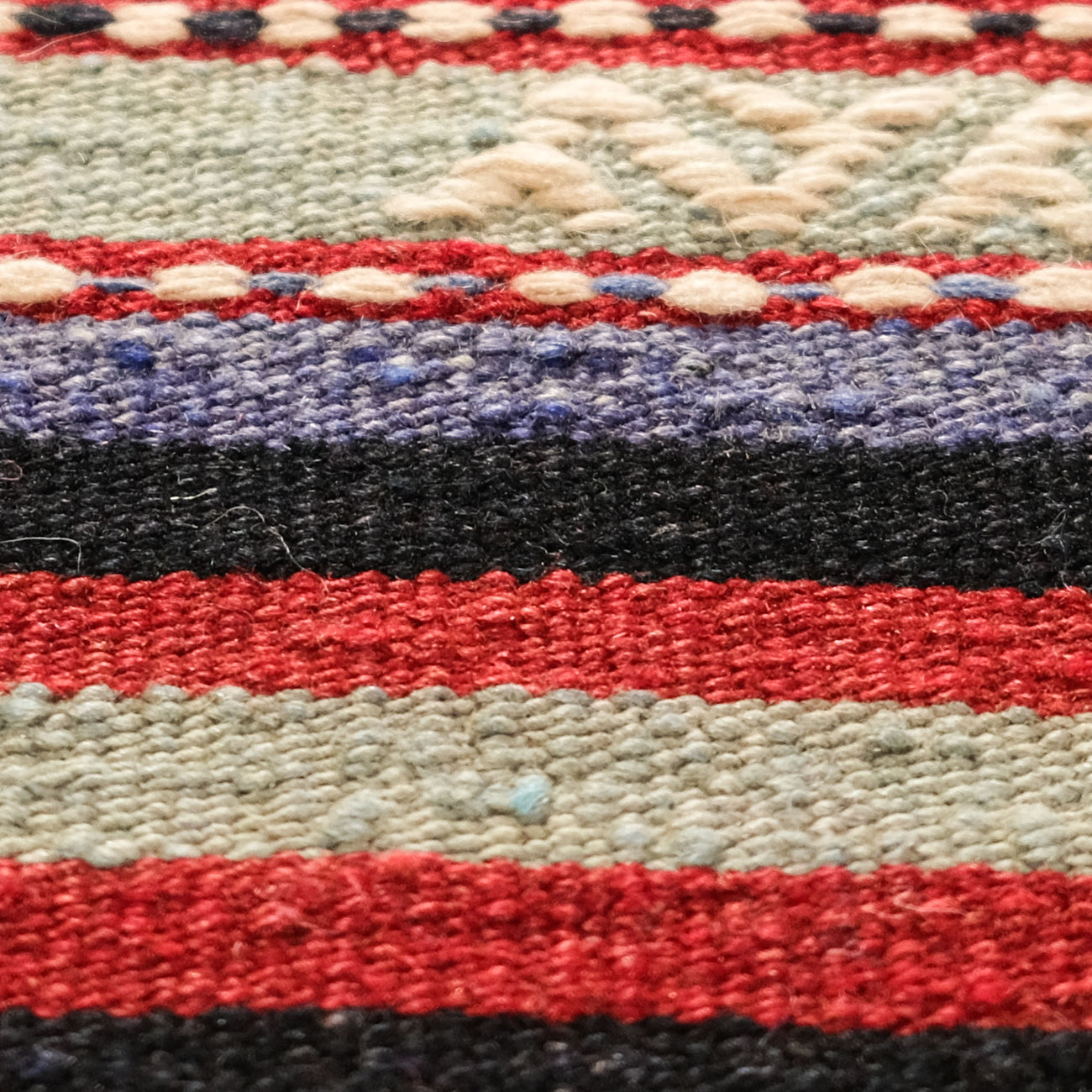 Rengarenk El Dokuma Anadolu Desenli Sandık Eskisi Cicim Kilim — etnik desenli