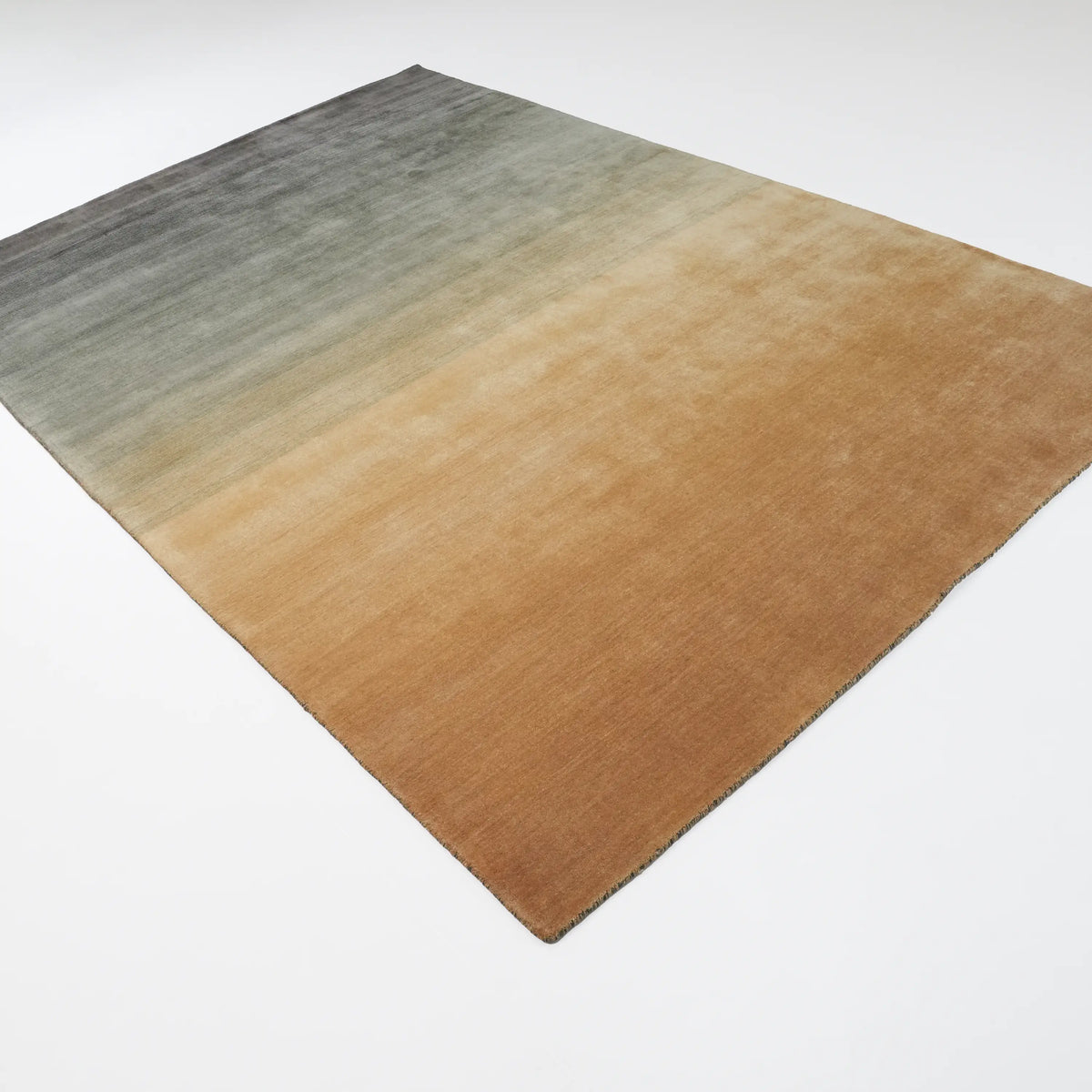 Sade Desenli Bej Yün Tezgah Dokuma Halı, 200x300 cm — Halıcızade