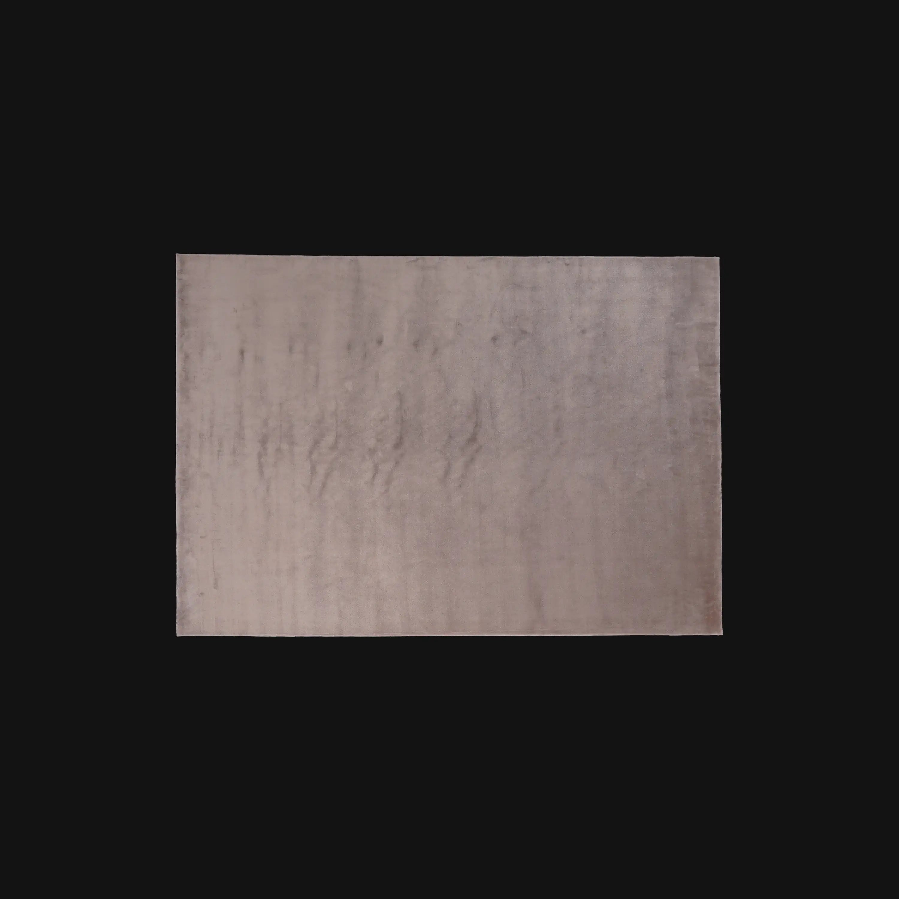 Sade Desenli Gri Viskon Halı