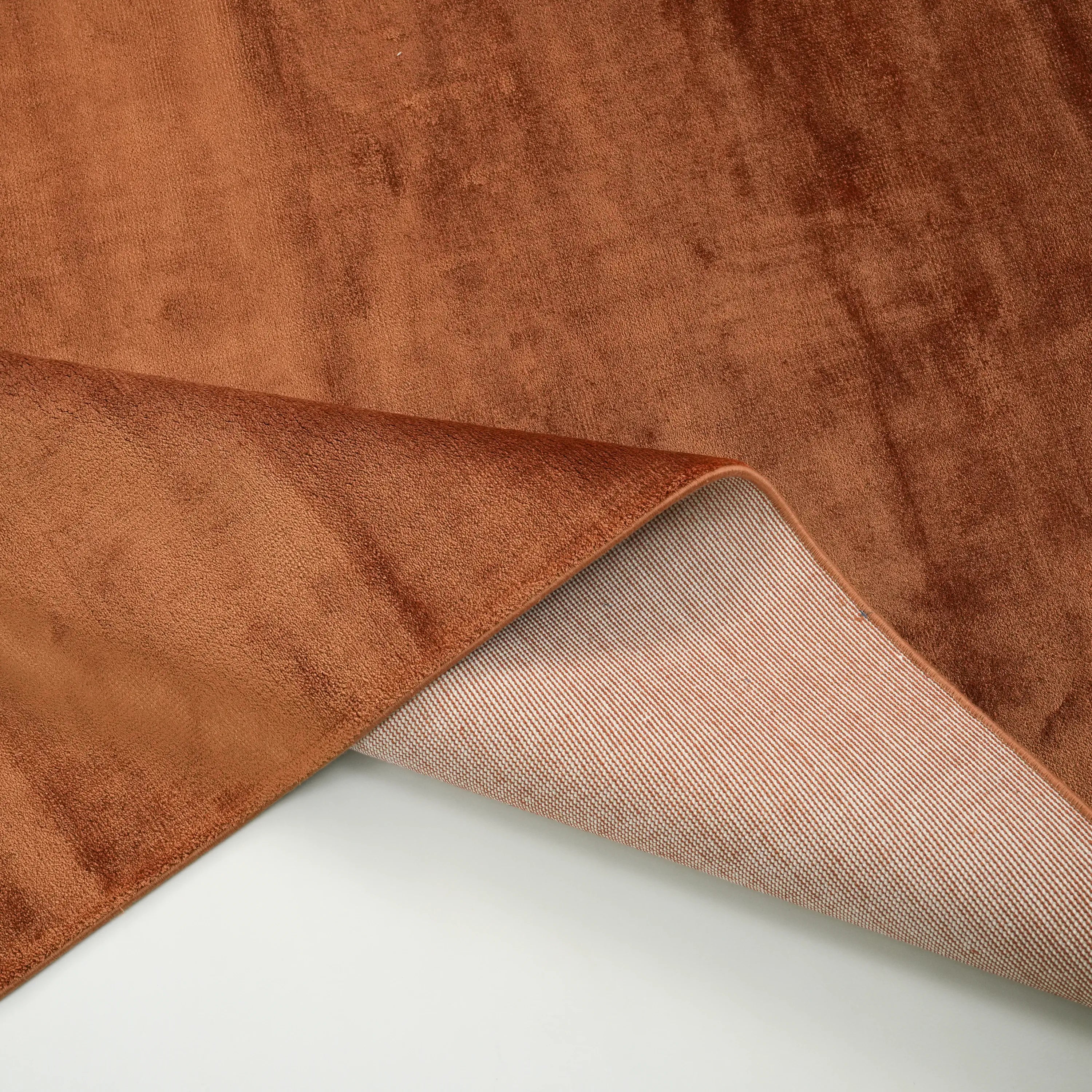 Plain Patterned Terra Viscose Rug