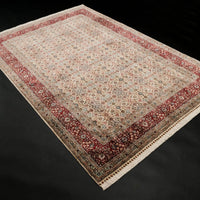 Pure Silk Handwoven Hereke Patterned Classic Rug