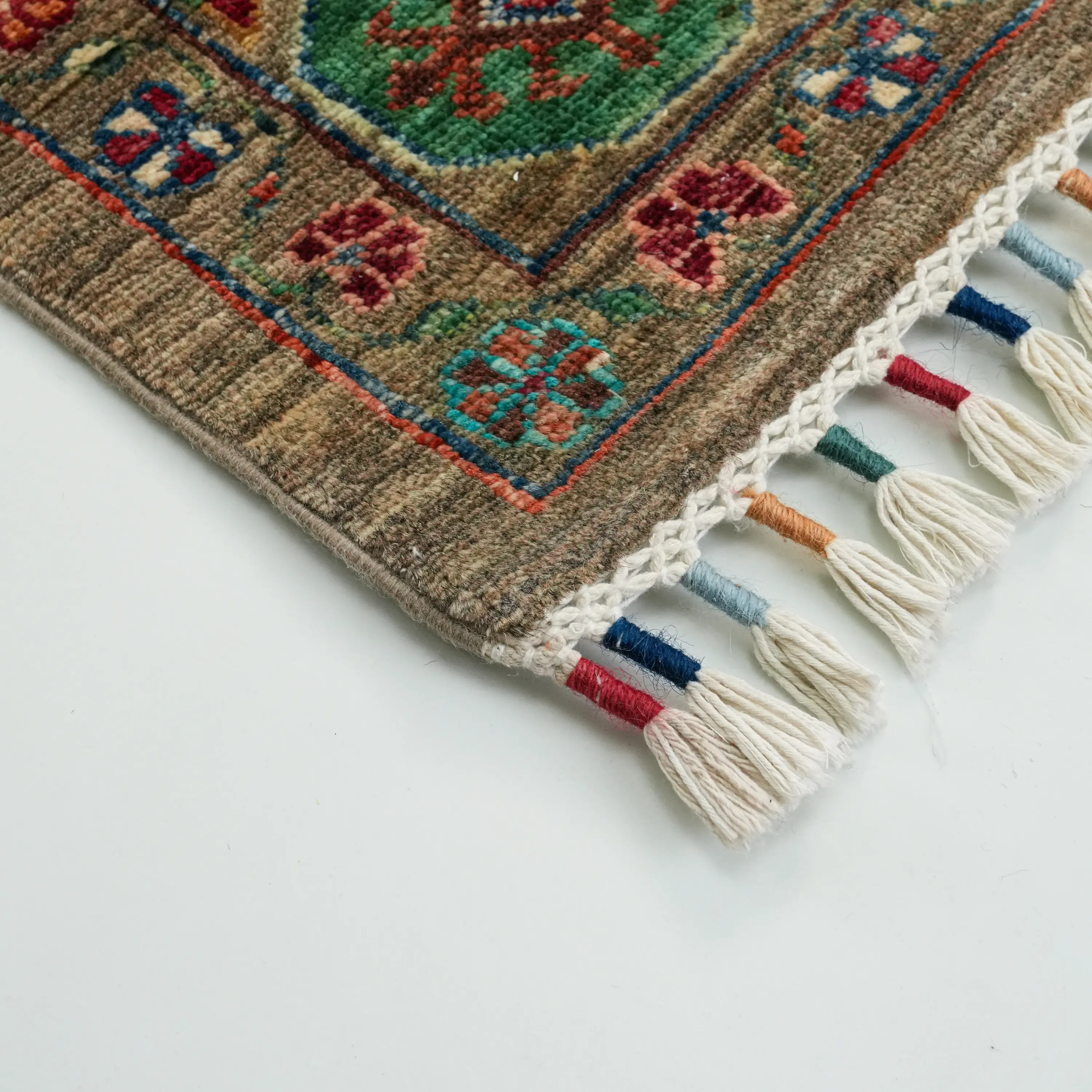 Şahzade Series Handwoven Anatolian Patterned Mink Wool Rug