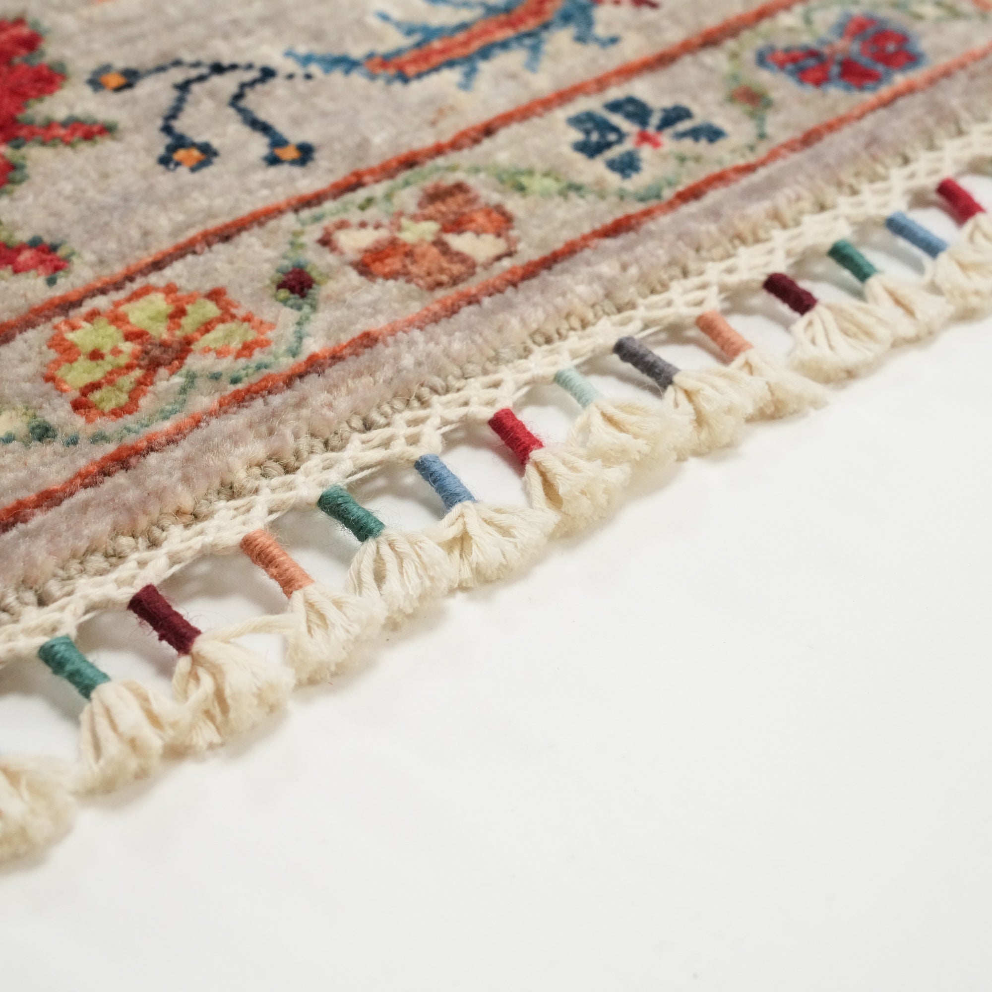 Şahzade Series Handwoven Uşak Patterned Gray Rug