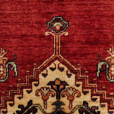Şirvan Series Hand-Woven Anatolian Patterned Terra Carpet