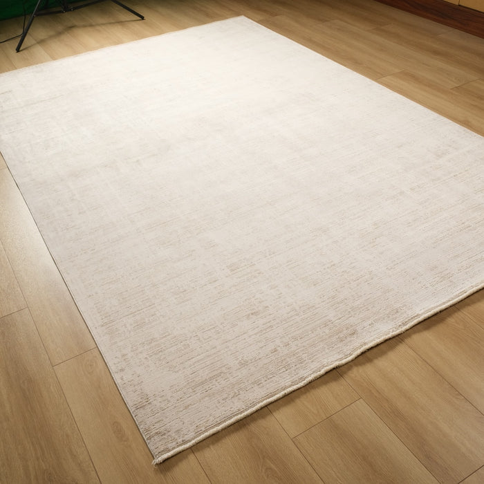Soyut Desenli Makine Dokuma Halı, krem, 80x150 – 300x400 cm — Halıcızade