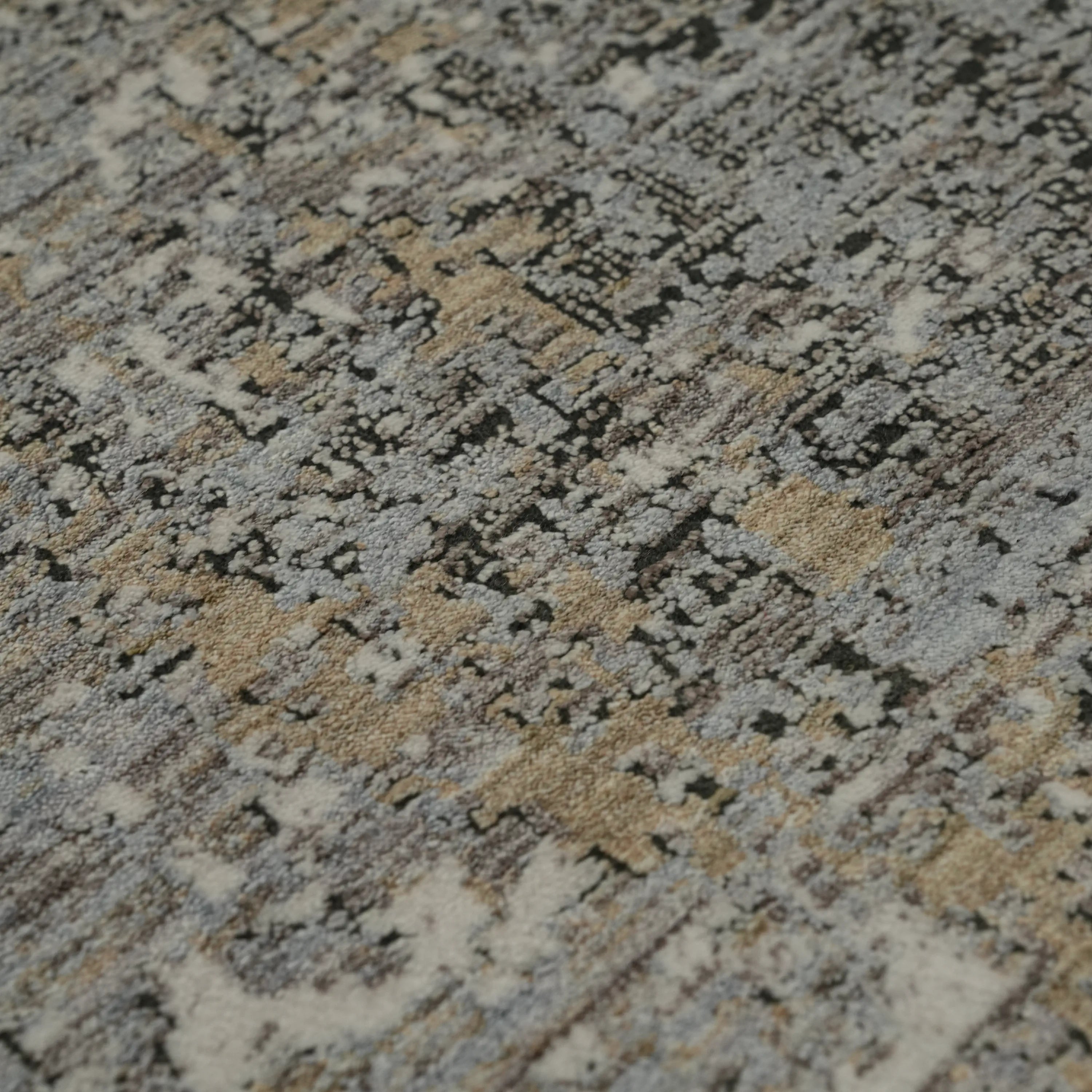 Soyut Desenli Makine Dokuma Halı