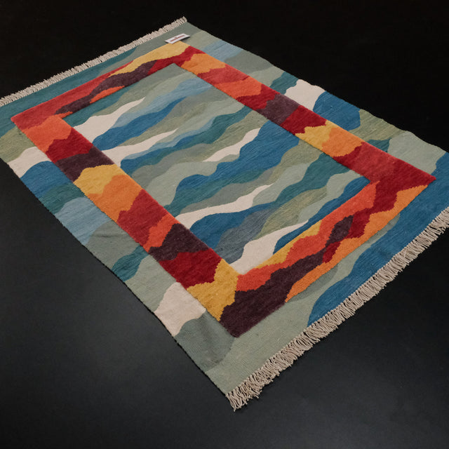 Studio Potato Kaleidoscope Yün El Dokuması Kilim, 80×140 – 200×300 cm Translation missing: tr.hz.card.alt_brand