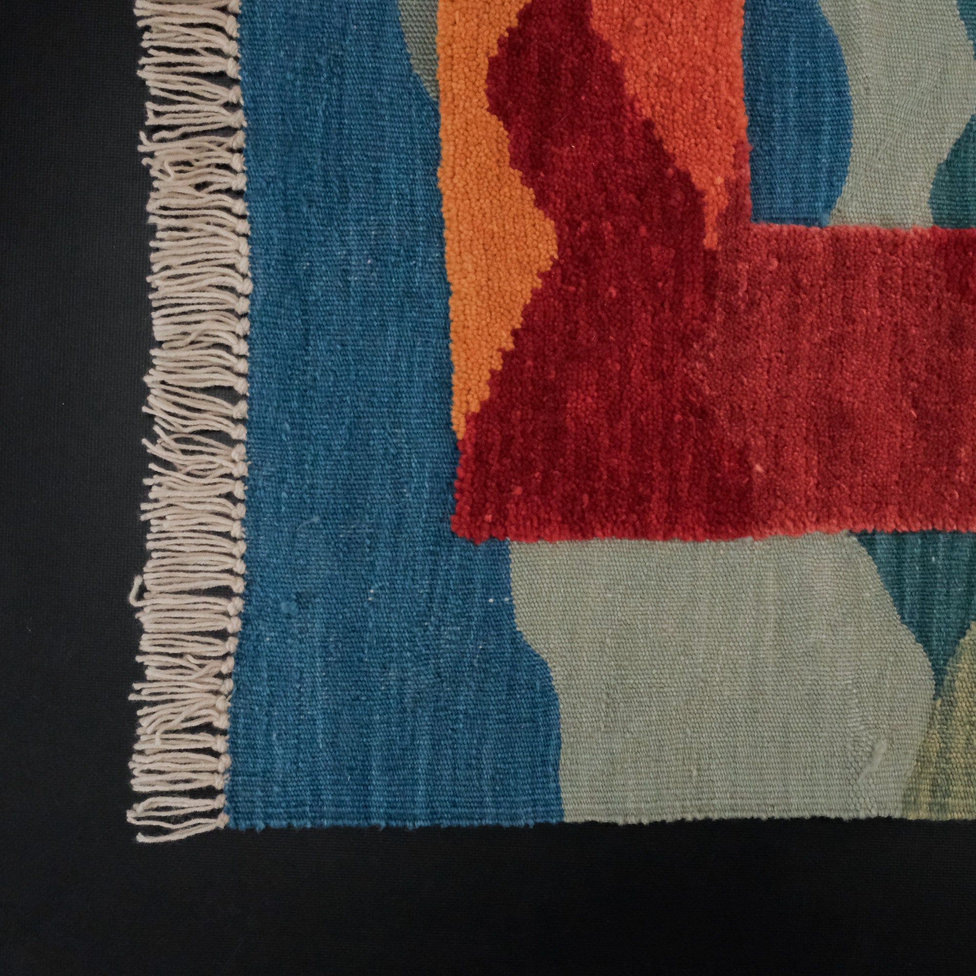 Studio Potato Kaleidoscope Yün El Dokuması Kilim