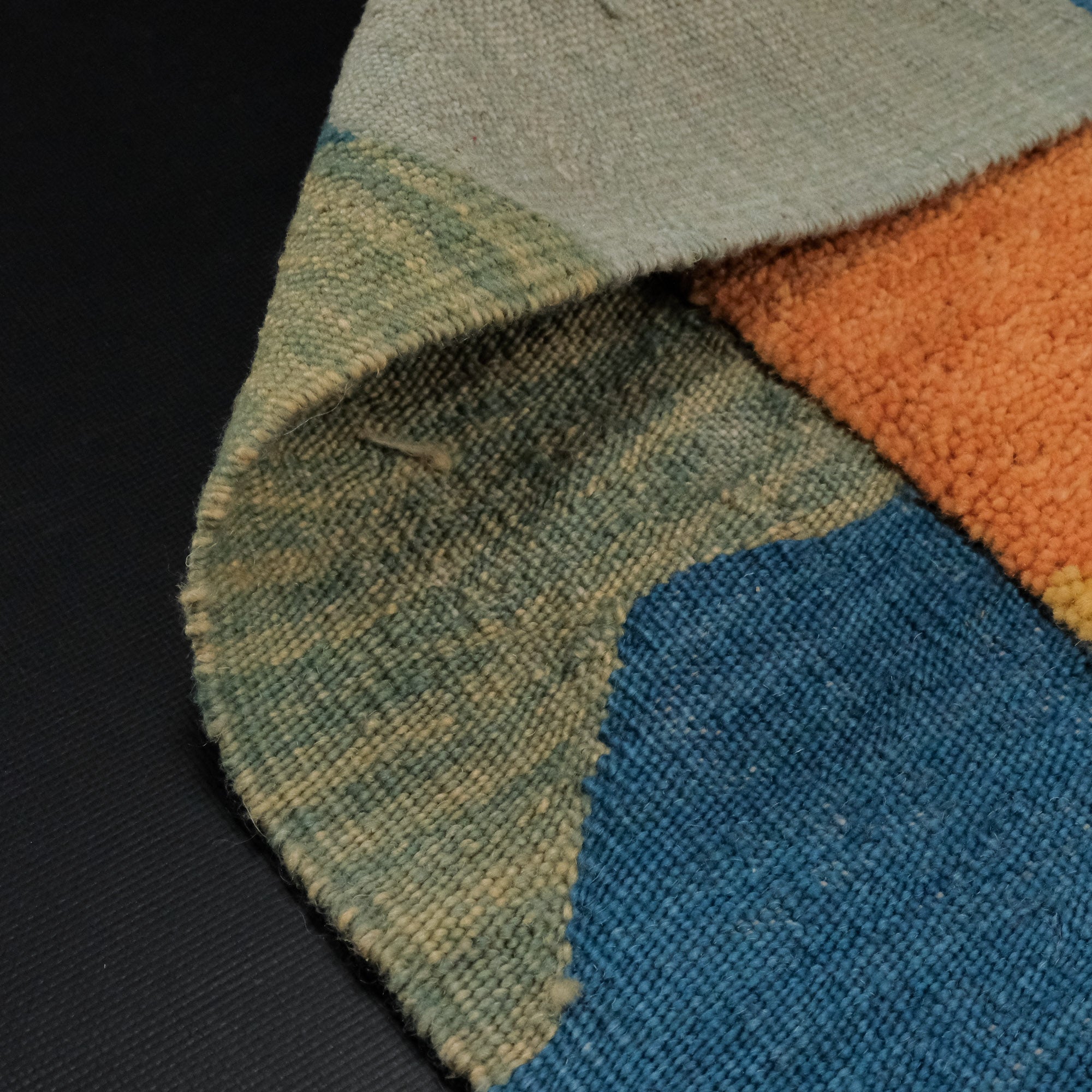 Studio Potato Kaleidoscope Yün El Dokuması Kilim