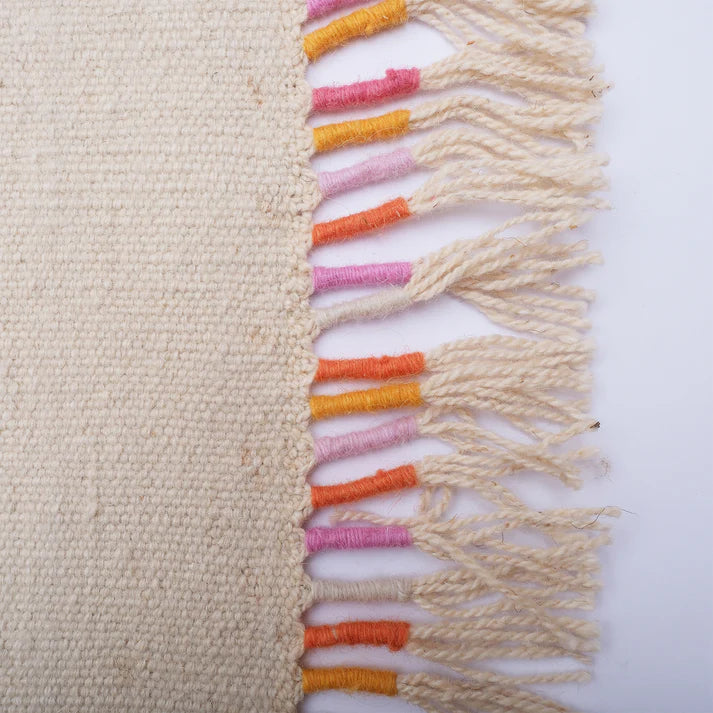 Studio Potato Pink Divison El Dokuması Kilim — yün