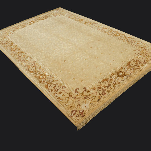 Sultan Series Handwoven Beige Floral Patterned Rug, 178×265 cm Translation missing: en.hz.card.alt_brand