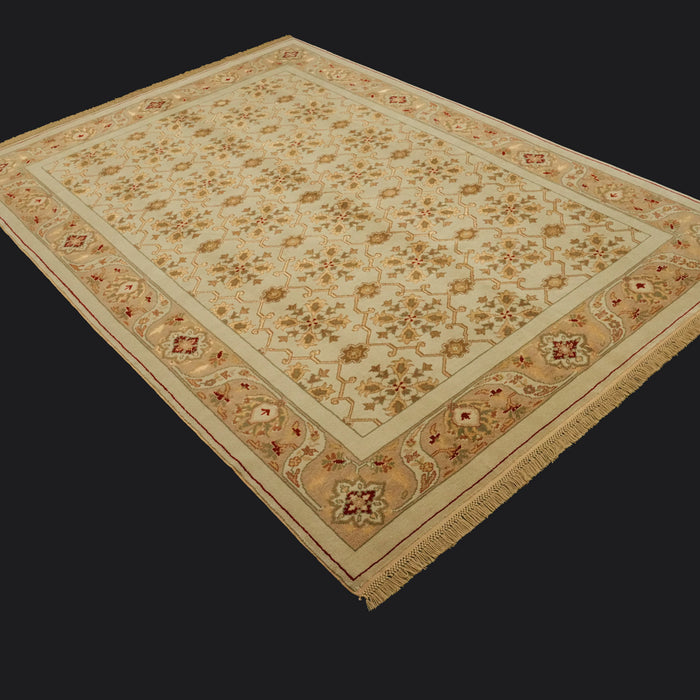 Sultan serisi el dokuma halı, krem, 176x252 cm — Halıcızade