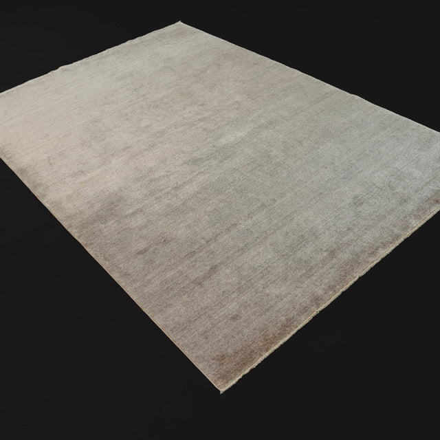 Taftan Serisi Sade Desenli Tezgah Dokuma Halı, vizon, 80x140 – 300x390 cm — Halıcızade