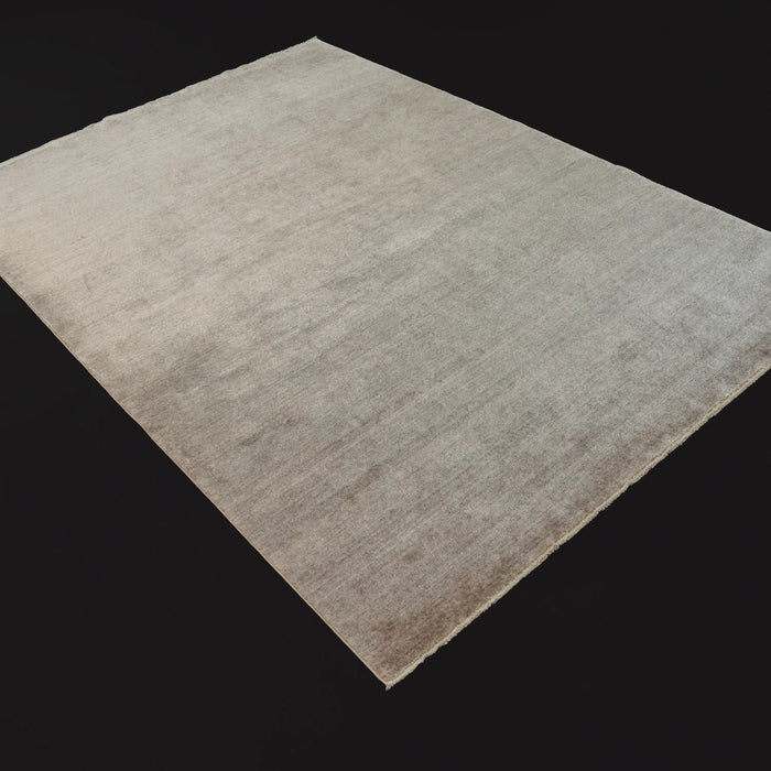 Taftan Serisi Sade Desenli Tezgah Dokuma Halı, vizon, 80x140 – 300x390 cm — Halıcızade