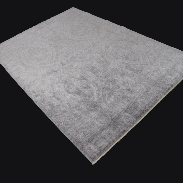 Taftan Serisi Vintage Desenli Tezgah Dokuma Halı, gri, 80x140 – 300x390 cm — Halıcızade