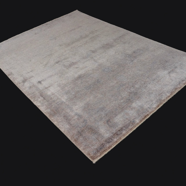 Taftan serisi vintage tezgah dokuma halı, bej, 80x140 cm — Halıcızade