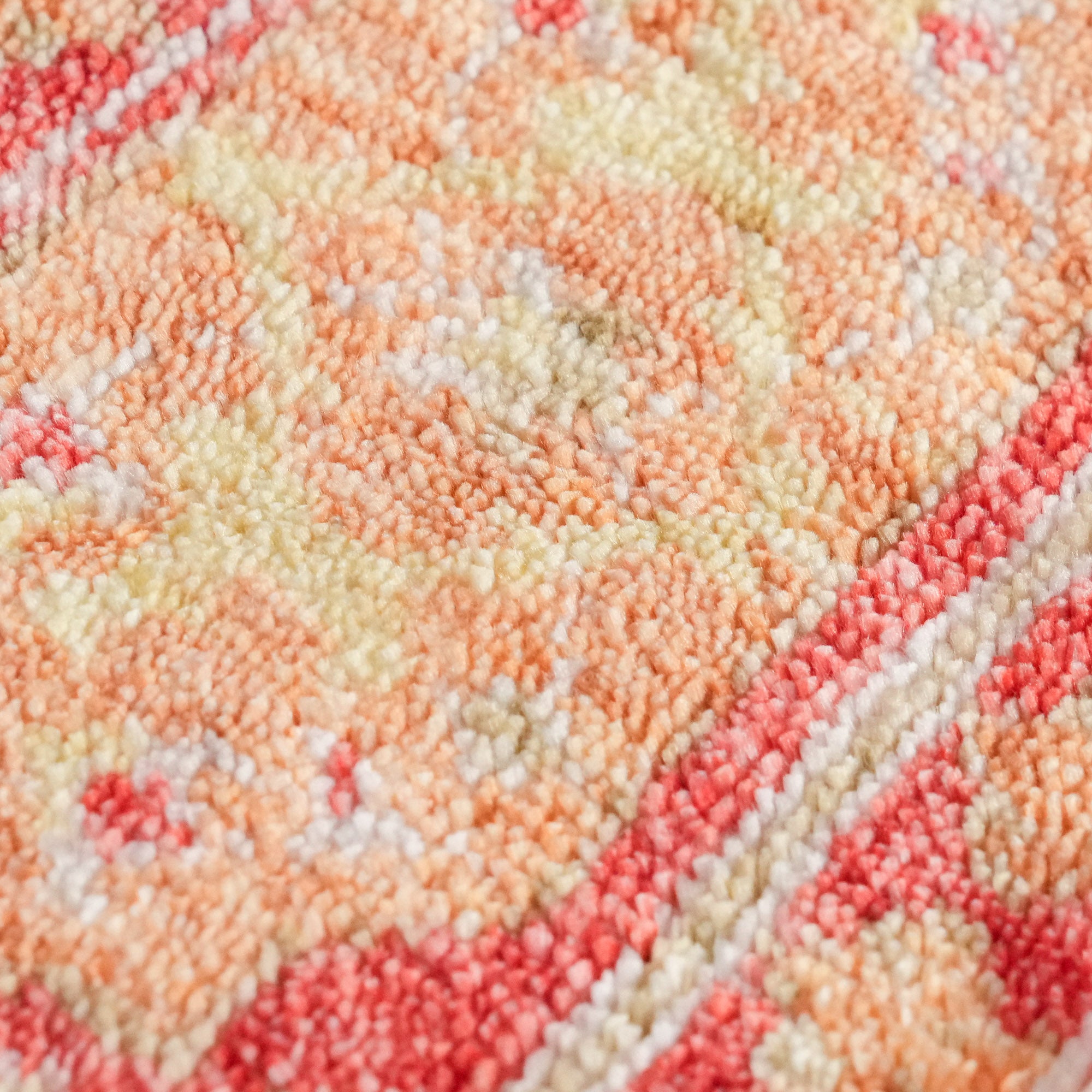 Tezgah Woven Tencel Red Seccade Rug
