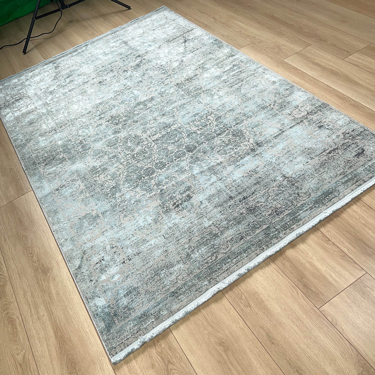 Verona Dyed Serisi Soyut Desenli Makine Dokuma Halı, yeşil, 160x230 – 200x290 cm — Halıcızade