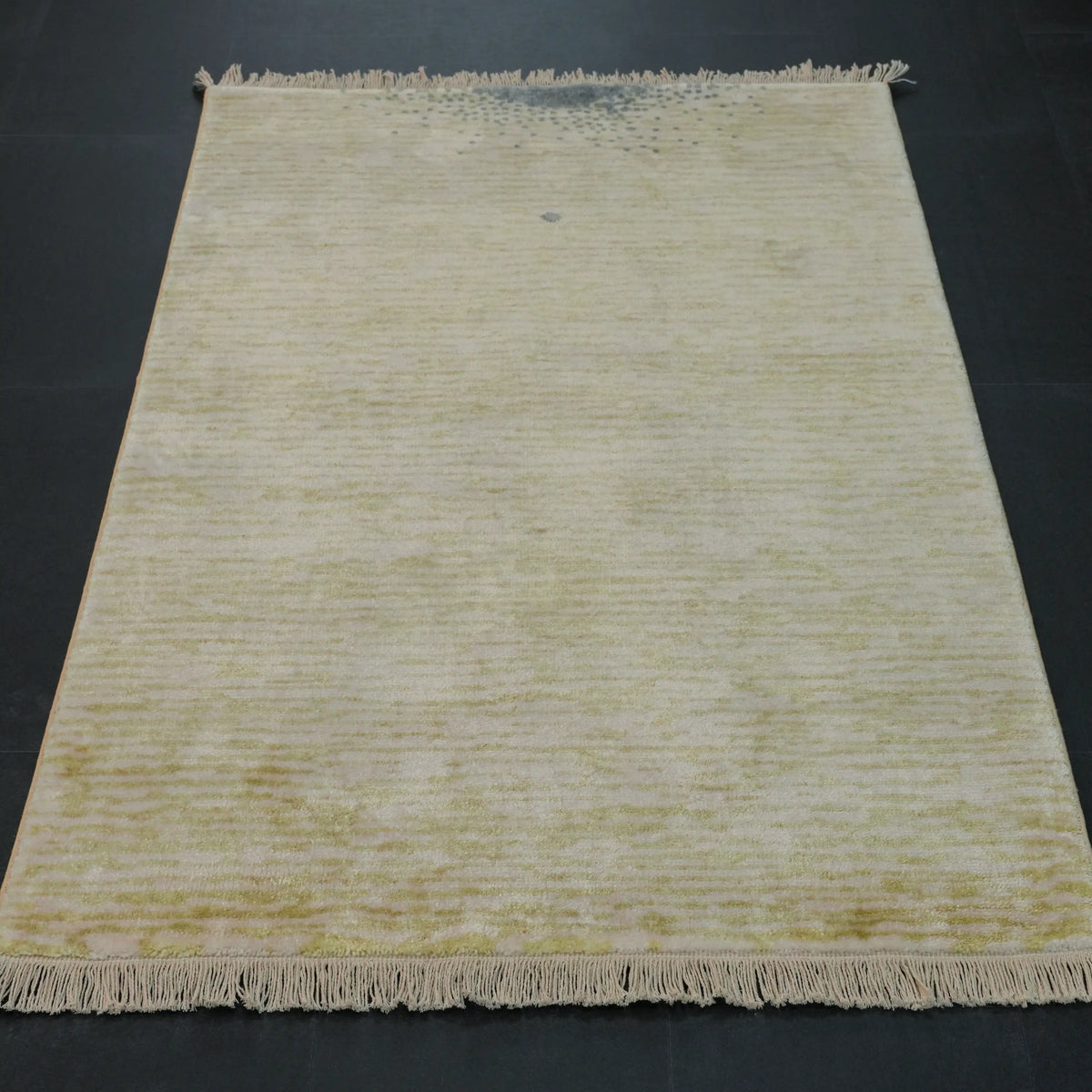 Baş Başa Yeşil Doğal Seccade — 80x130 cm