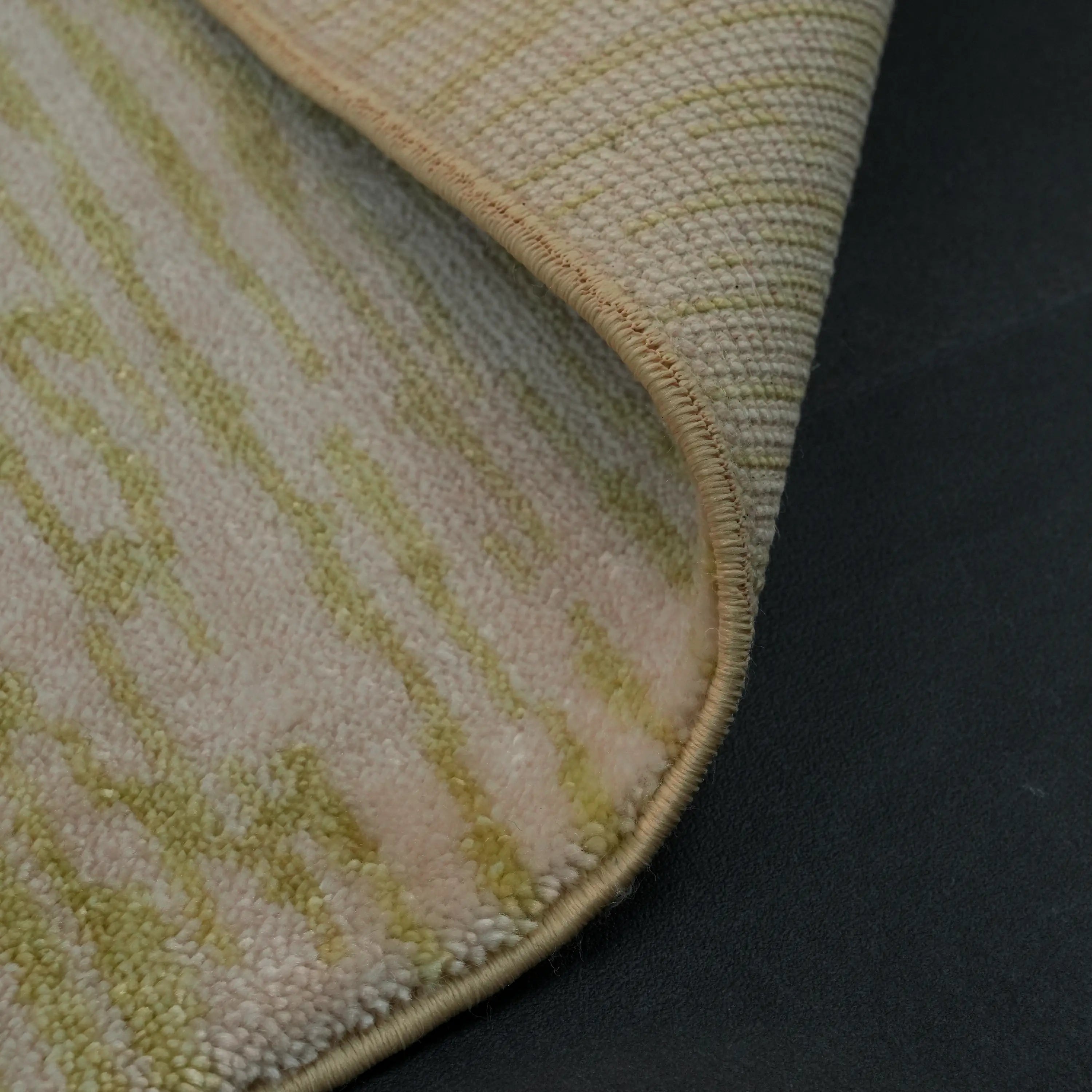 Yeşil Tencel Tezgah Dokuma Baş Başa Seccade