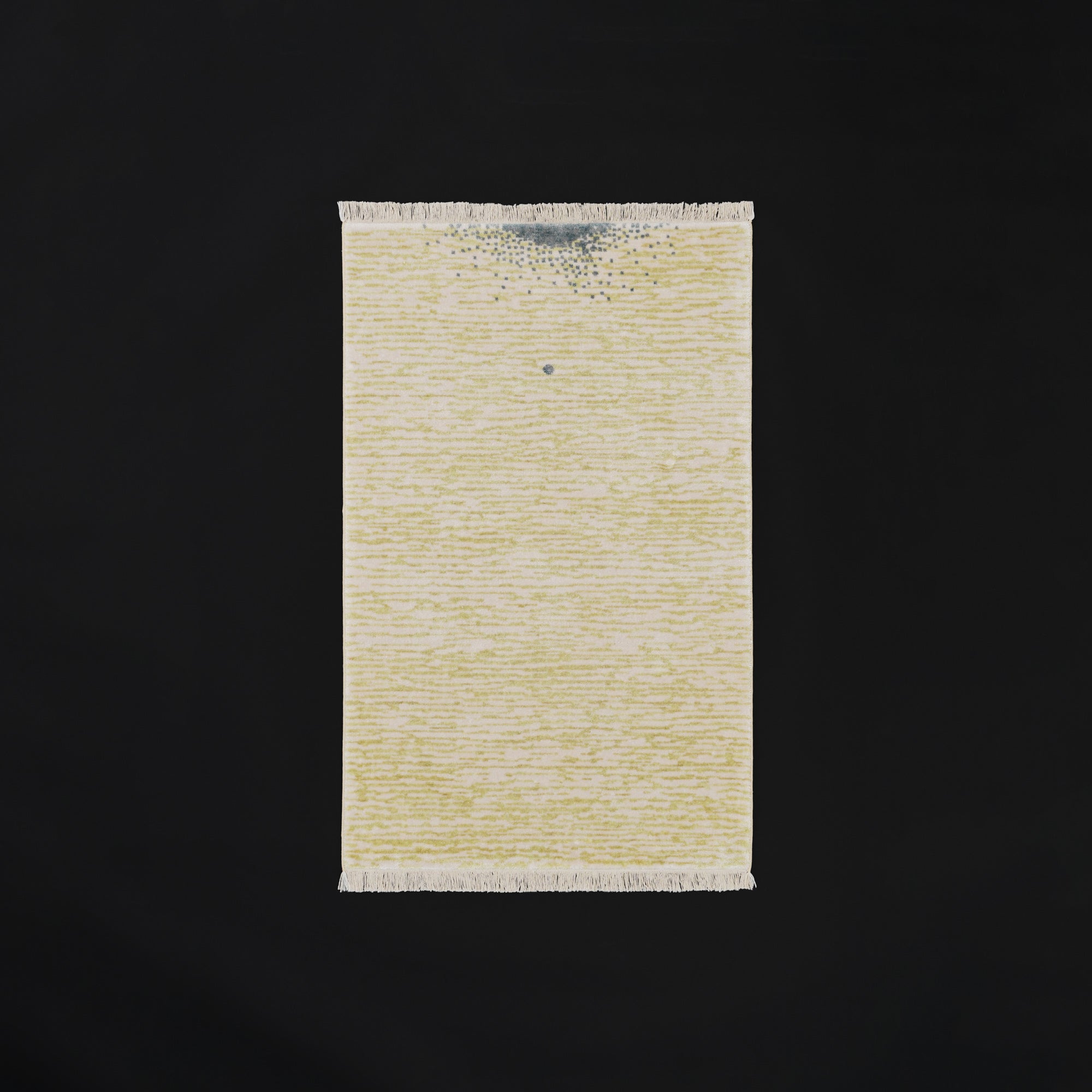 Green Tencel Loom-Woven Double Prayer Rug