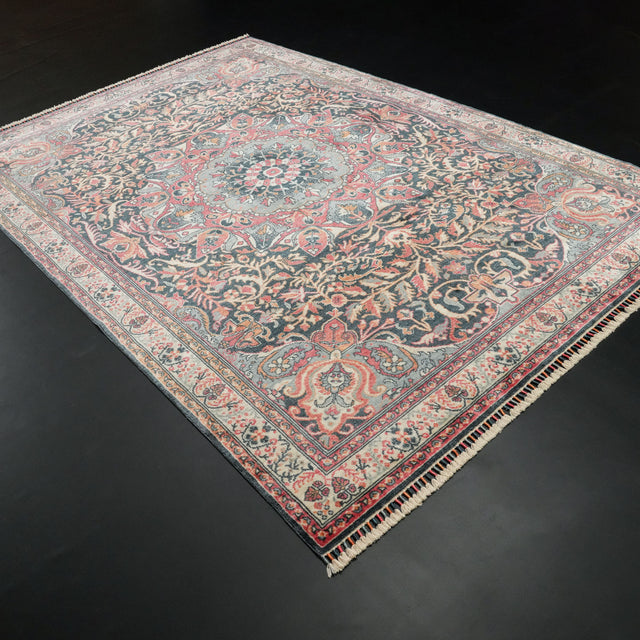 Zade Serisi Çiçek Desenli Rengarenk Tezgah Dokuma Halı, 200x300 cm — Halıcızade