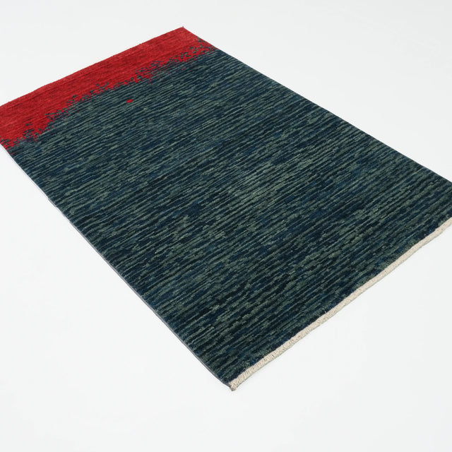 Yün Lacivert Tezgah Dokuma Baş Başa Seccade, 80x130 cm — Halıcızade