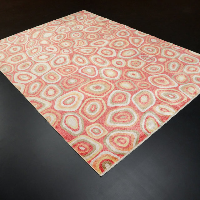 Zade Serisi Rengarenk Geometrik Desenli Tezgah Dokuma Halı, 200x300 cm — Halıcızade