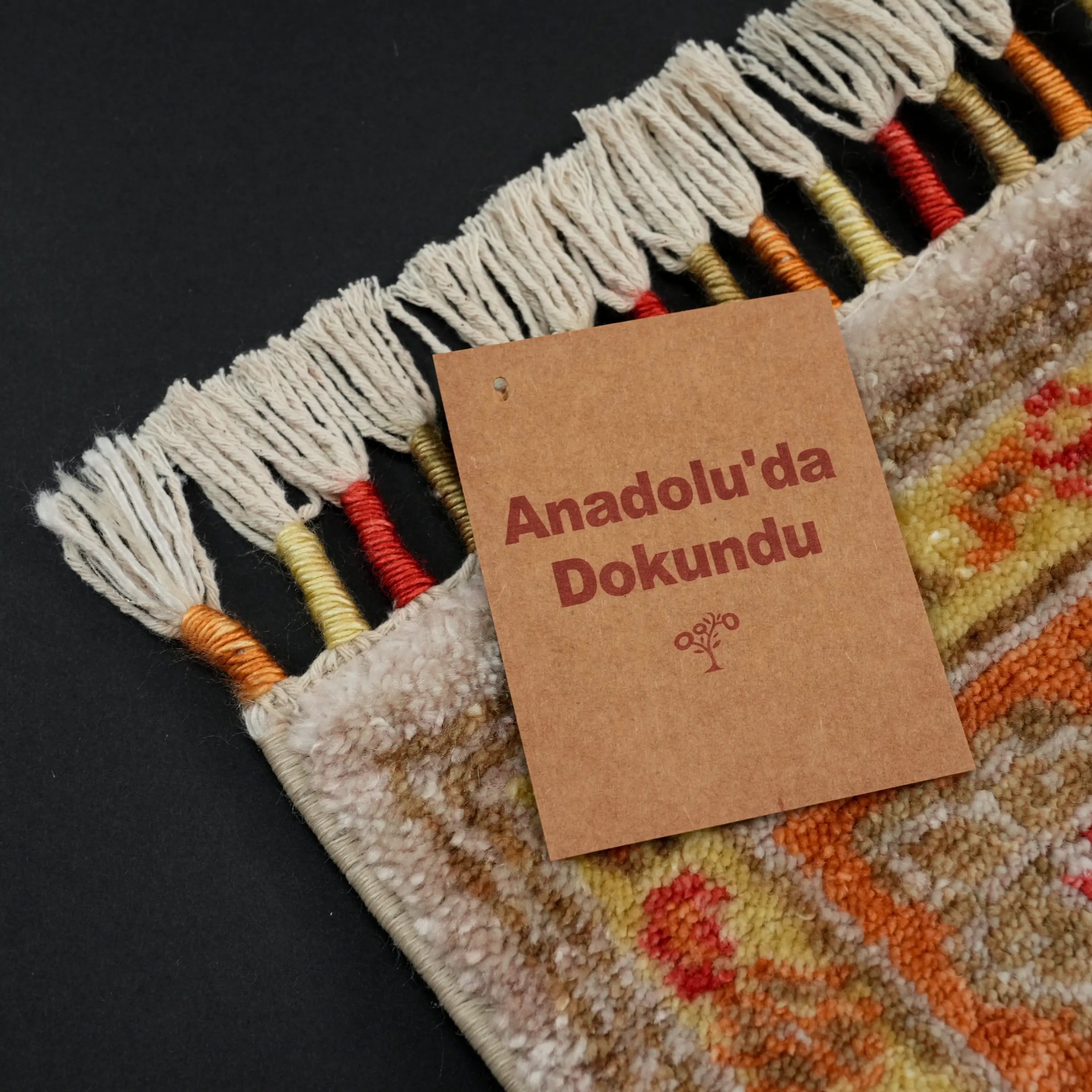 Zade Serisi Rengarenk Tezgah Dokuma Halı Seccade