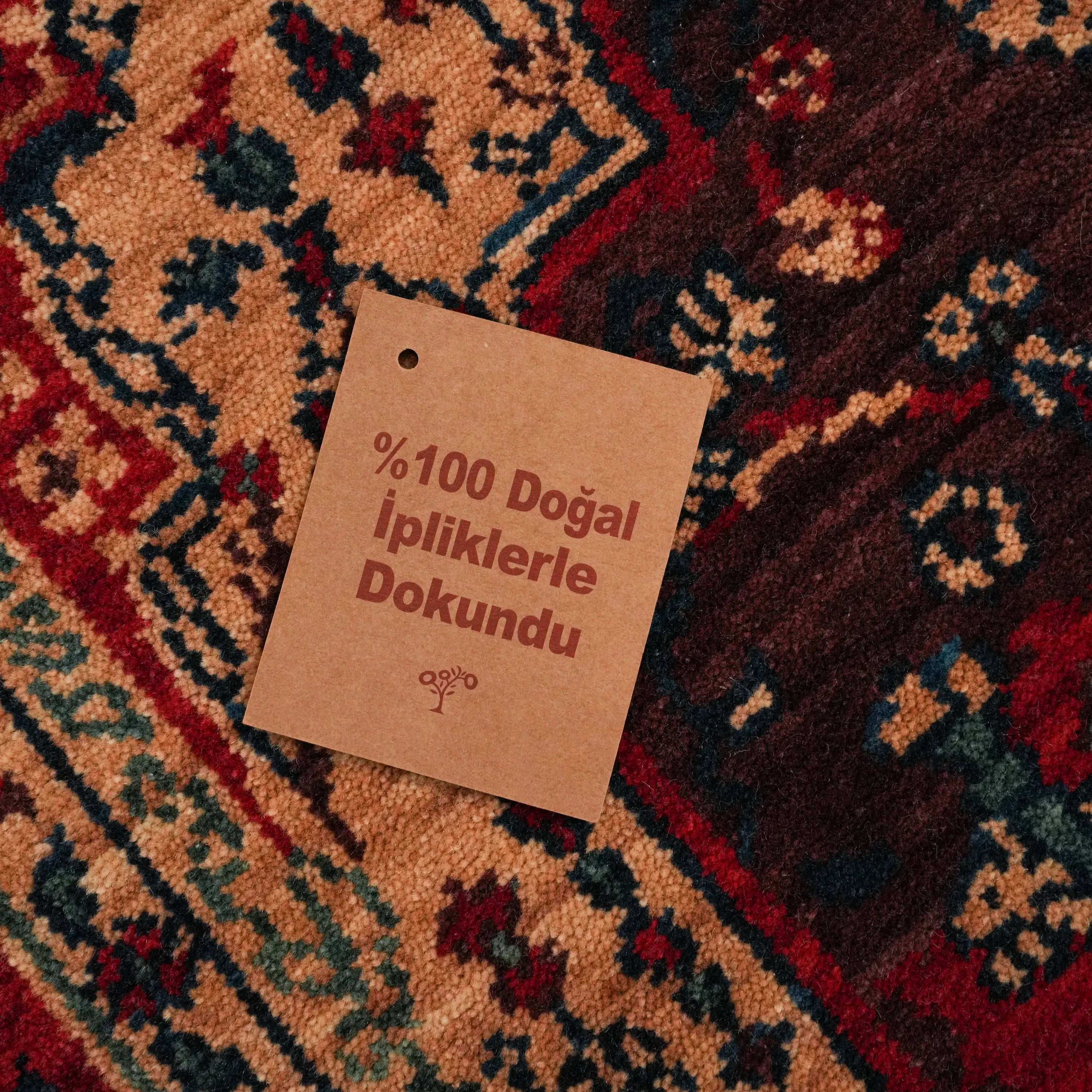 Zade Serisi Rengarenk Yün Tezgah Dokuma Halı Seccade