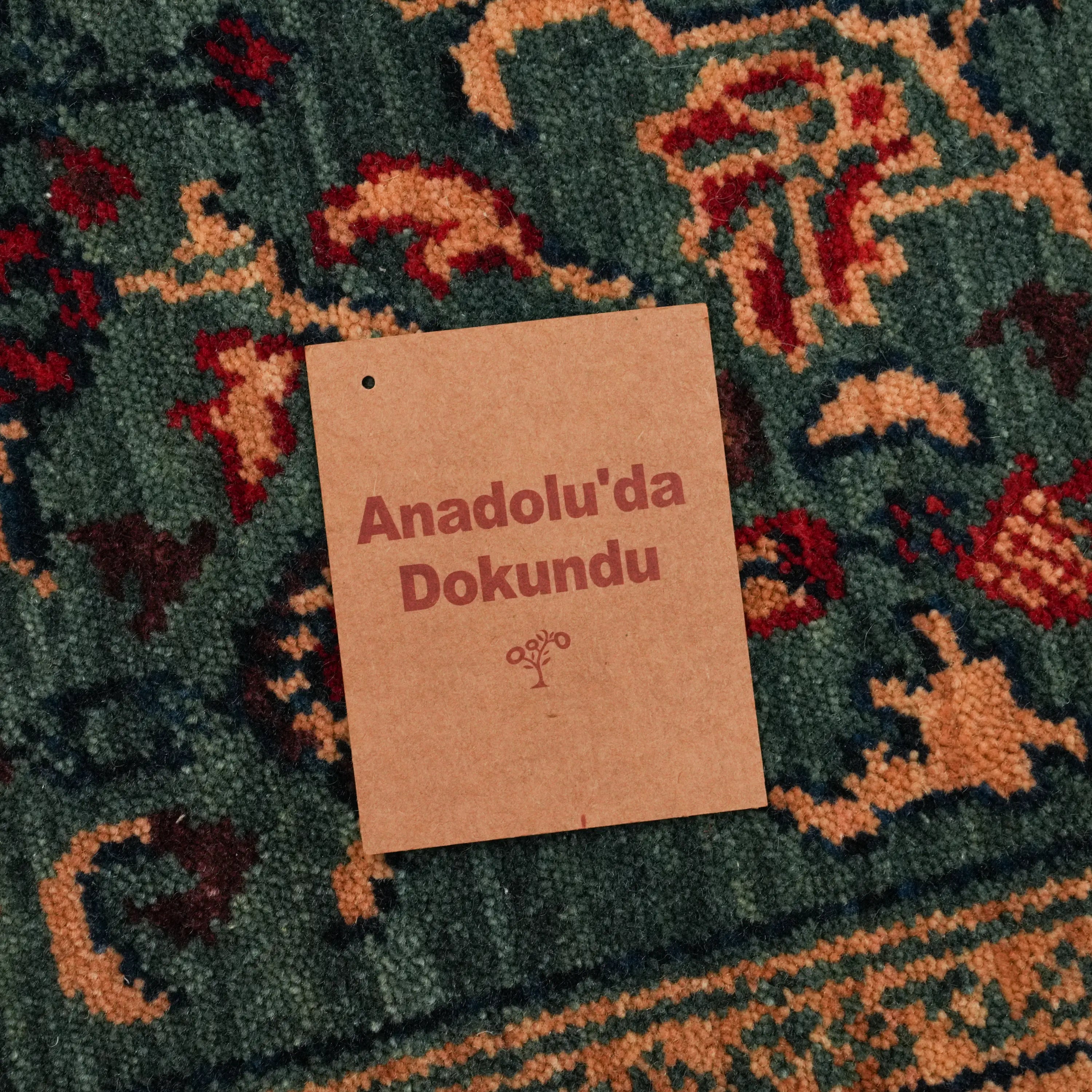 Zade Serisi Rengarenk Yün Tezgah Dokuma Halı Seccade