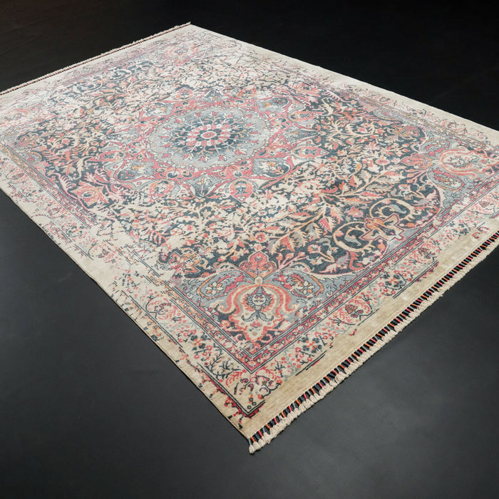 Zade Serisi Vintage Desenli Rengarenk Tezgah Dokuma Halı, 130x190 – 200x300 cm — Halıcızade