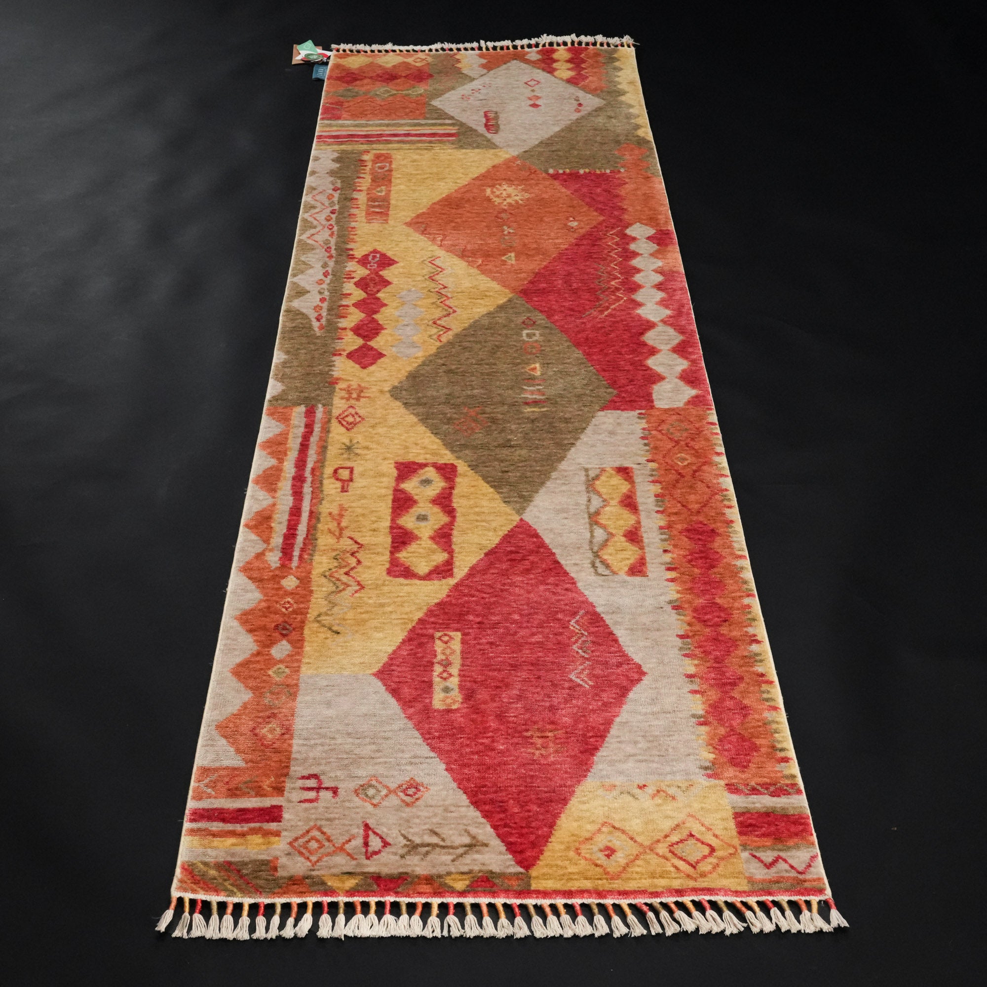 Zara Geometric Design Machine Woven Carpet